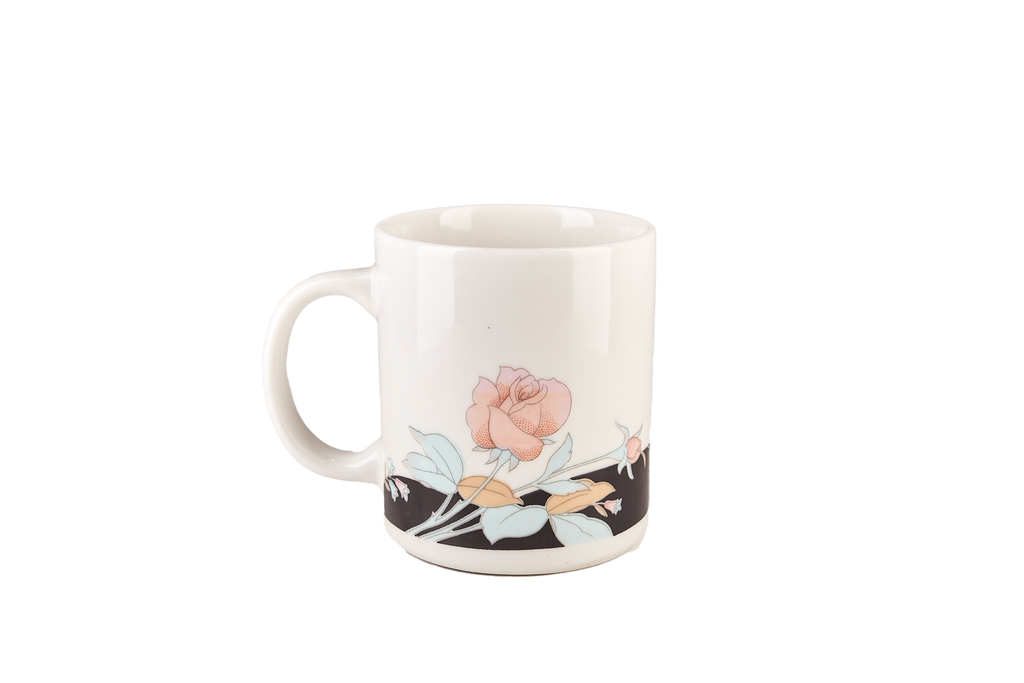 Multicoloured Flower Mug Set