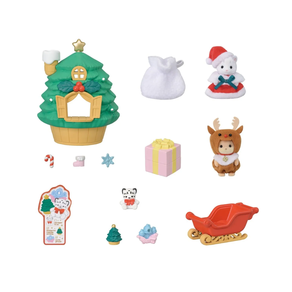 Sylvanian Families // Baby Santa's Christmas Tree House