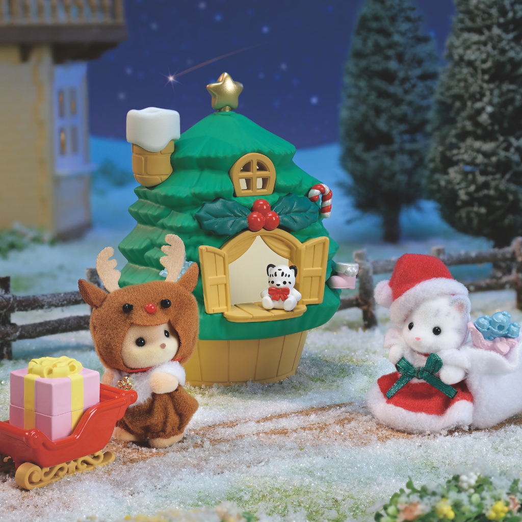 Sylvanian Families // Baby Santa's Christmas Tree House
