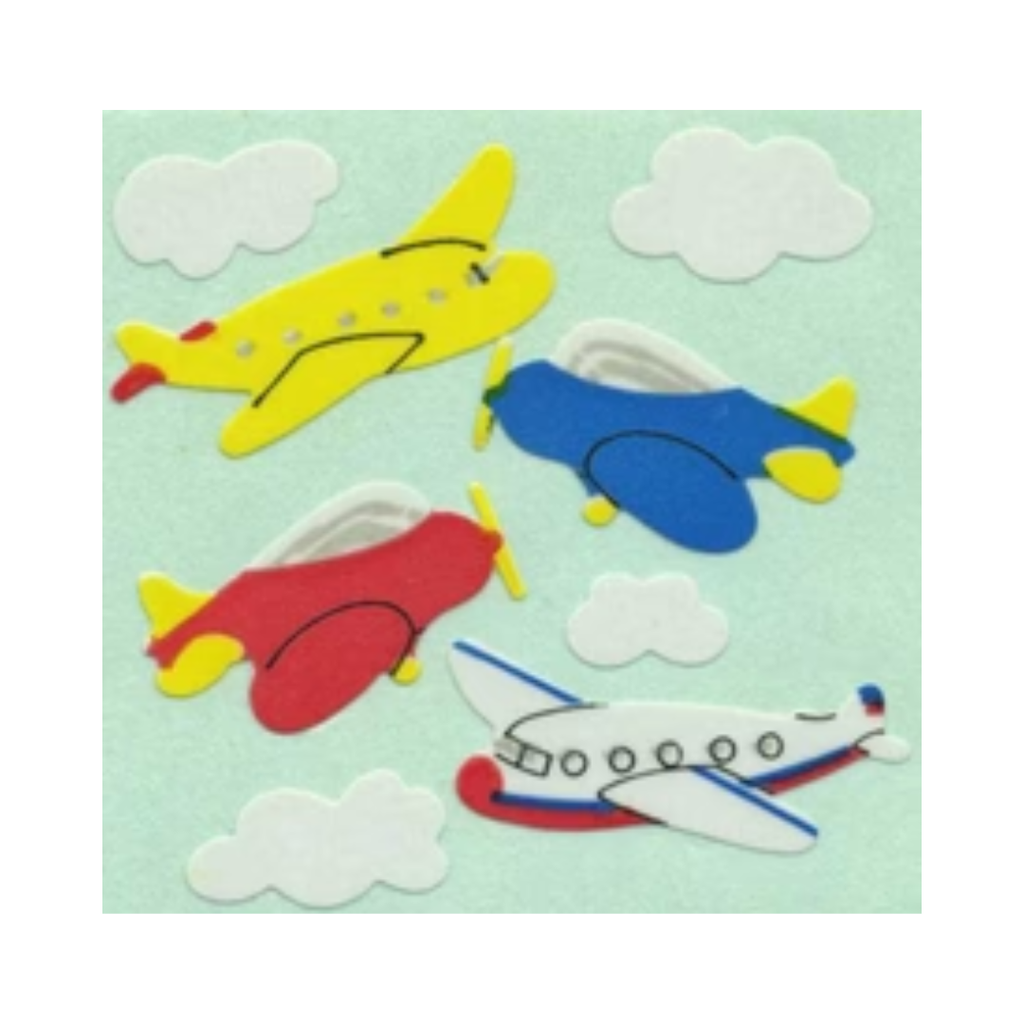 Aeroplanes Paper Sticker Sheet