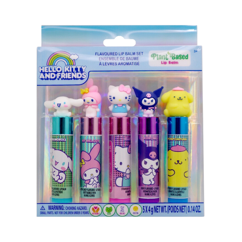 Sanrio // Hello Kitty and Friends Flavoured Lip Balm Set