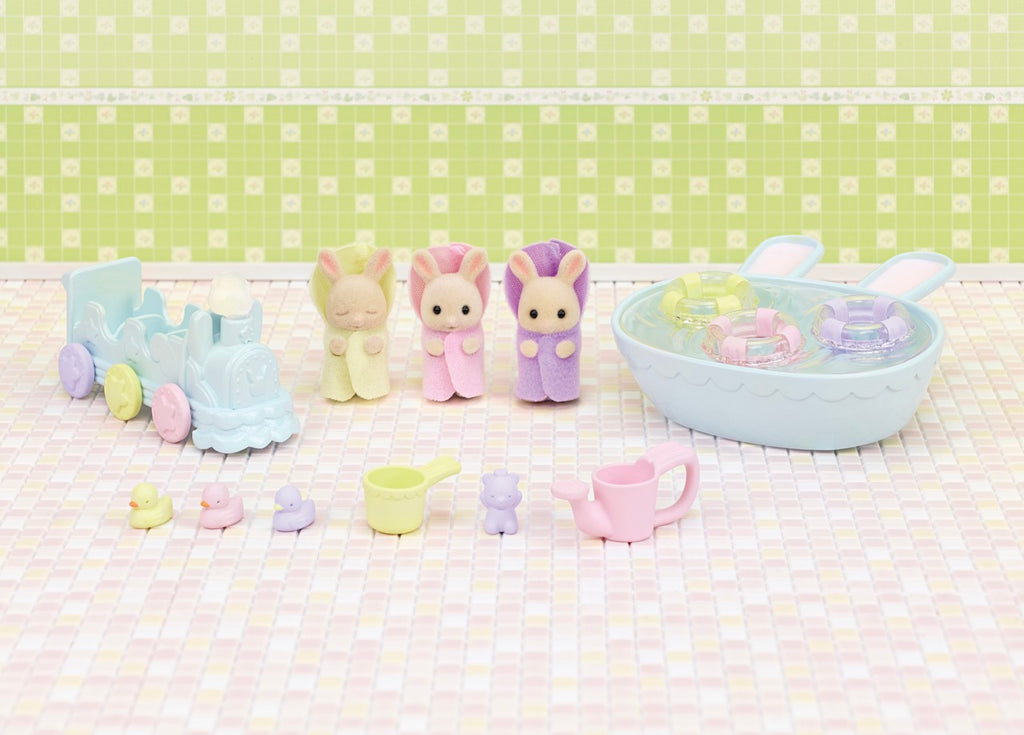 Sylvanian Families // Triplets Baby Bathtime Set