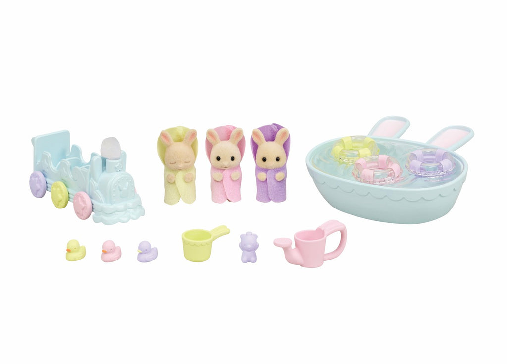 Sylvanian Families // Triplets Baby Bathtime Set