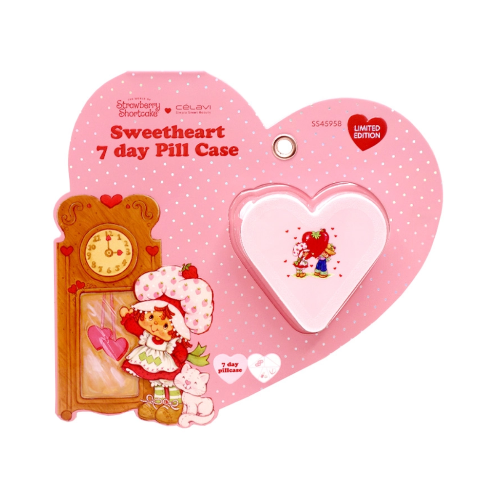 Strawberry Shortcakes // Sweetheart 7-Day Pill Case