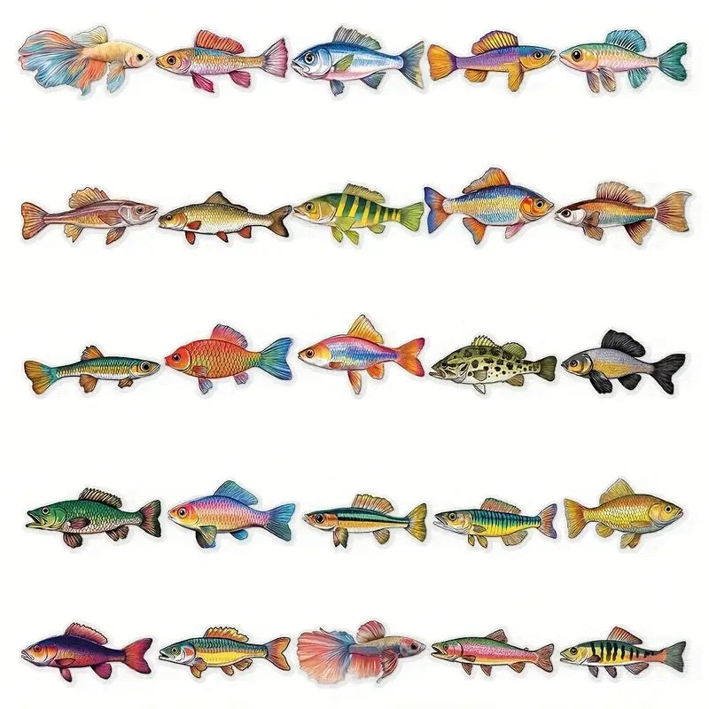 Transparent Fish Sticker Transparent Fish Sticker | Our Satellite Hearts