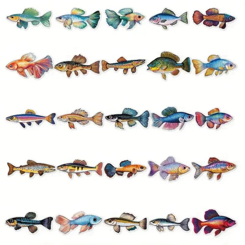 Transparent Fish Sticker Transparent Fish Sticker | Our Satellite Hearts