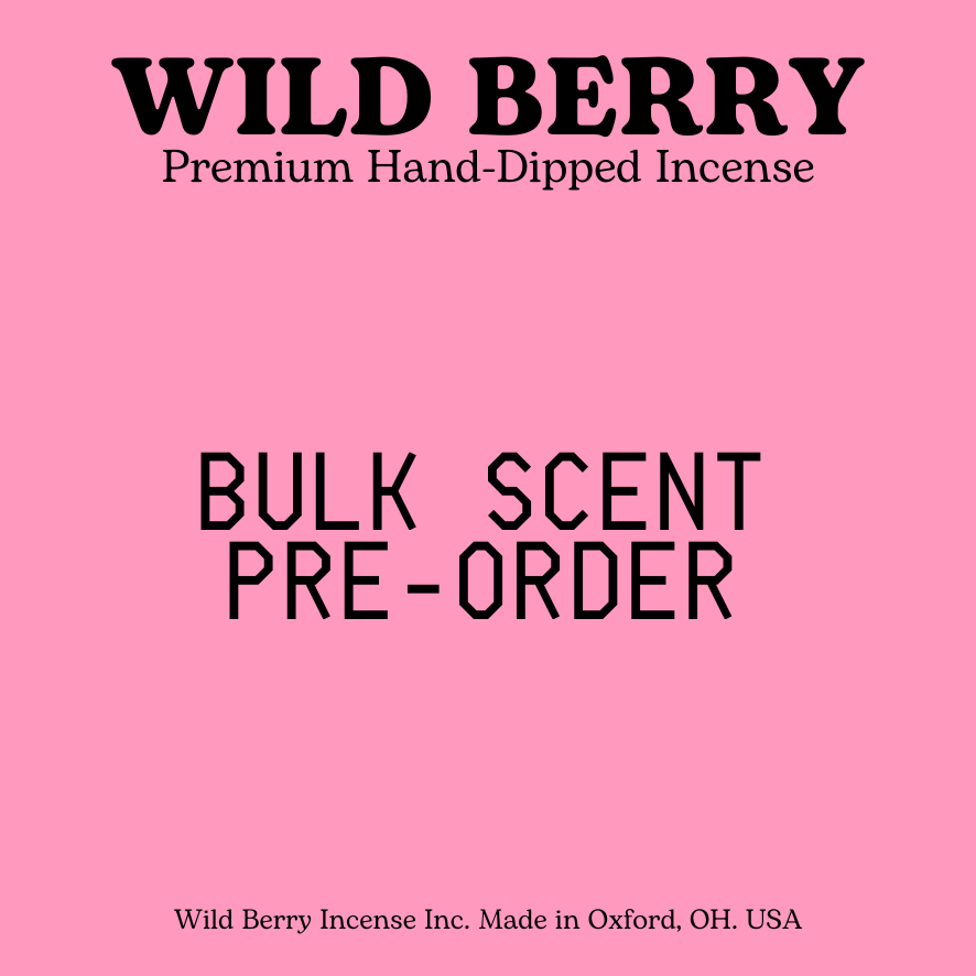 Wild Berry Incense Sticks - BULK PRE-ORDER (Read Description for Instructions)
