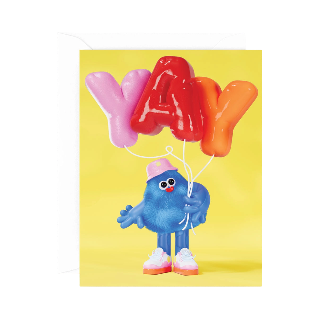 Yay Balloons Greeting Card