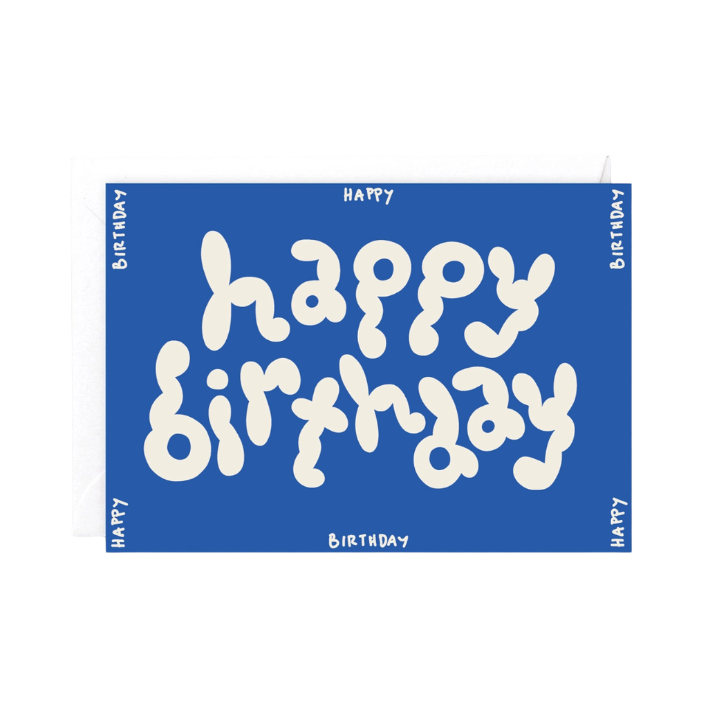 Happy Birthday Bubble Greeting Card