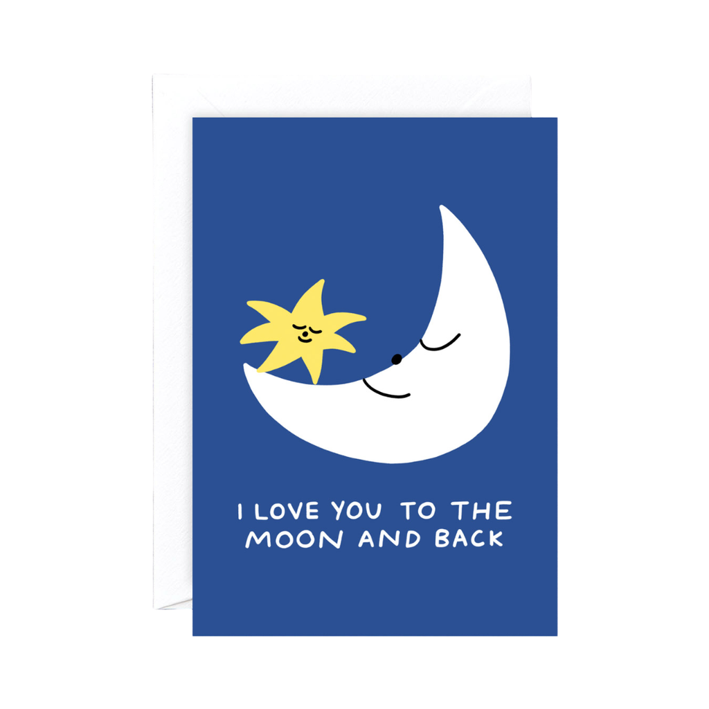 Love You to the Moon Greeting Card