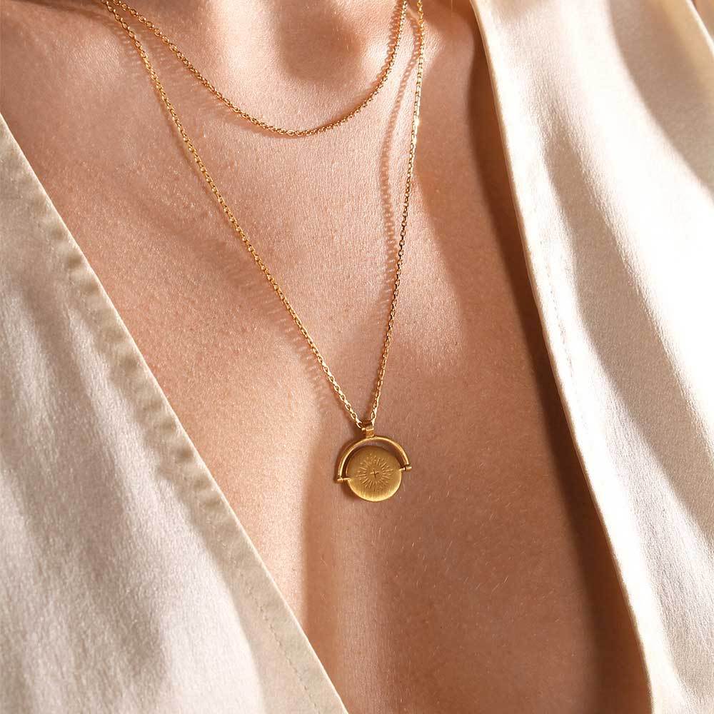 Linda Tahija // Amulets of Alchemy - Strength Necklace - Yellow Gold Plated Sterling Silver | Linda Tahija Jewellery