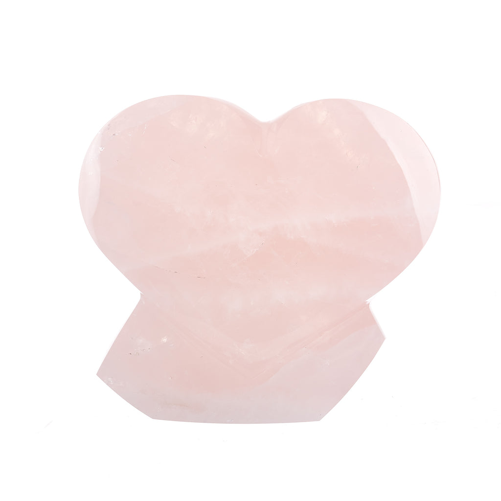Rose Quartz Heart Sculpture #6 | Crystals