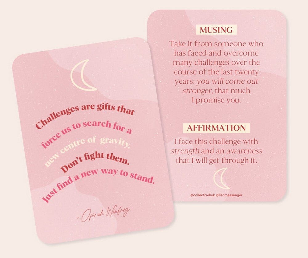 Daily Mantras Affirmations to Guide Your Journey Deck | Cards