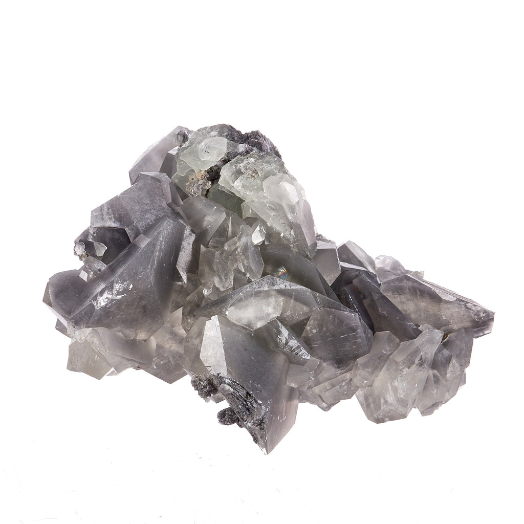 Smoky Calcite & Green Fluorite #1 | Crystals