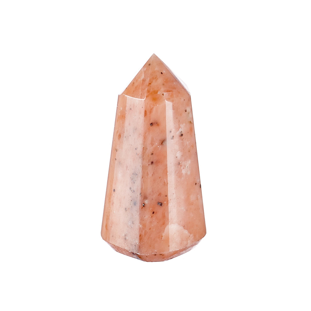 Peach Calcite Point #8