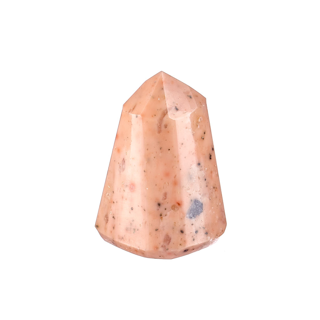 Peach Calcite Point #7