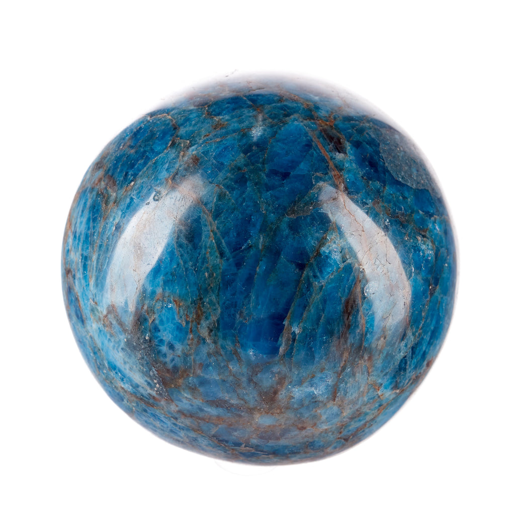 Blue Apatite Sphere #2