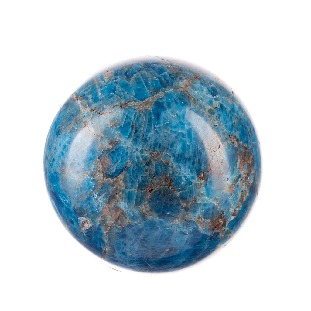 Blue Apatite Sphere #3