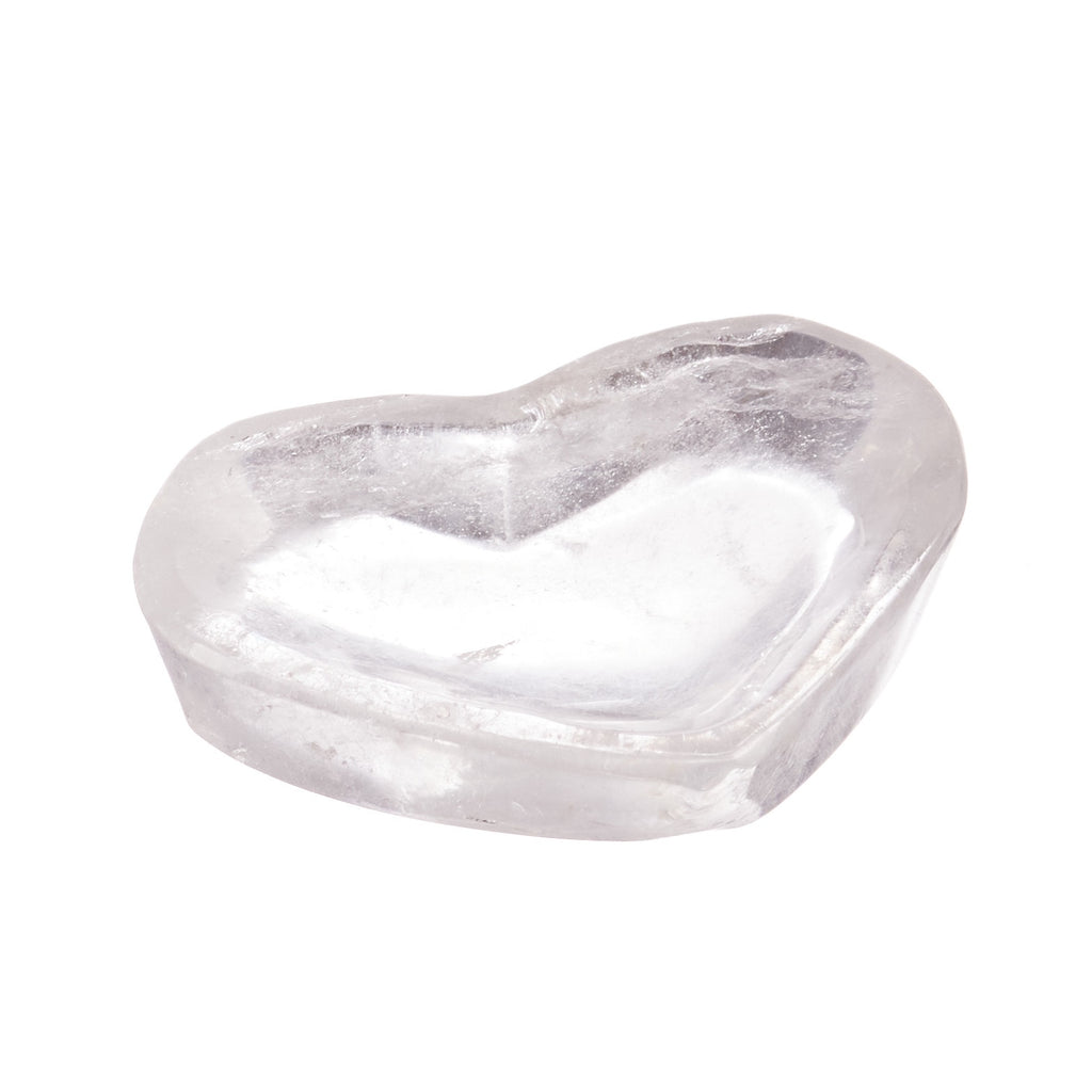 Clear Quartz Heart Trinket Bowl #2
