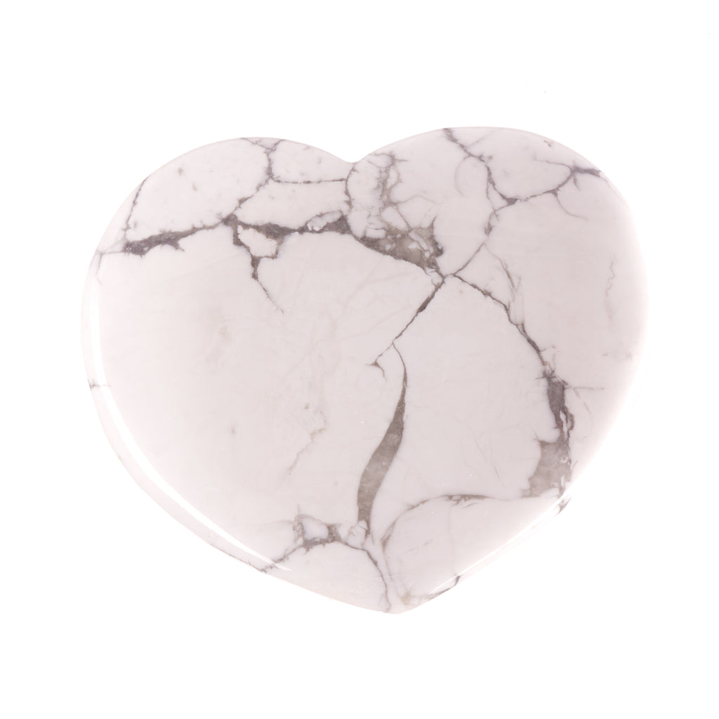 Howlite Large Heart #5