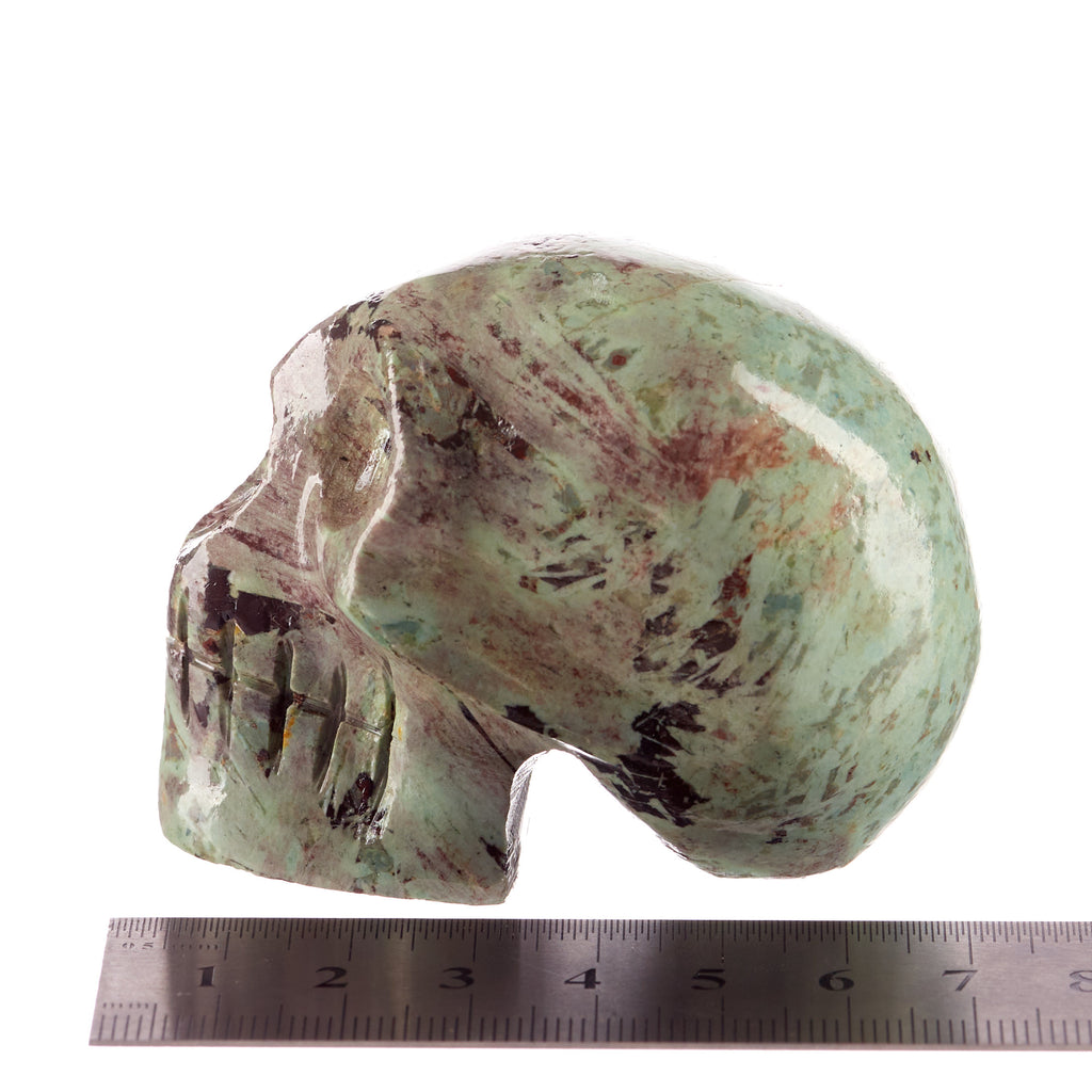 Chrysocolla Skull #5