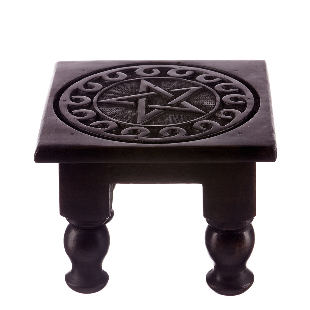Pentagram Altar Table // Black