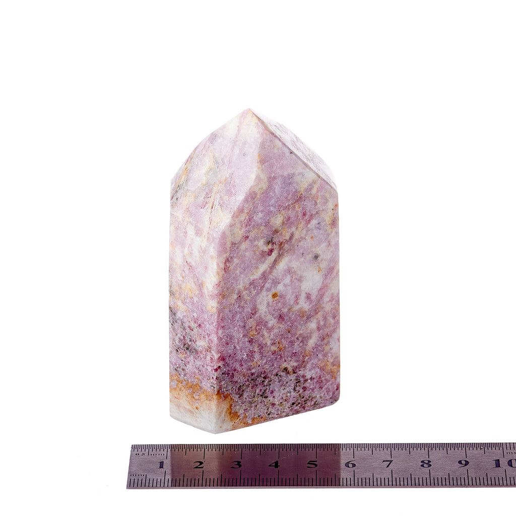 Pink Tourmaline, Lepidolite & Mica Point #12