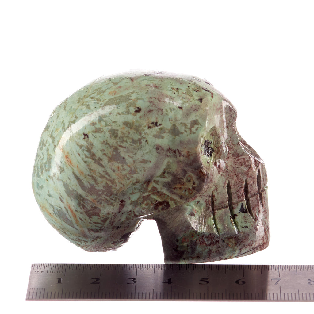 Chrysocolla Skull #5