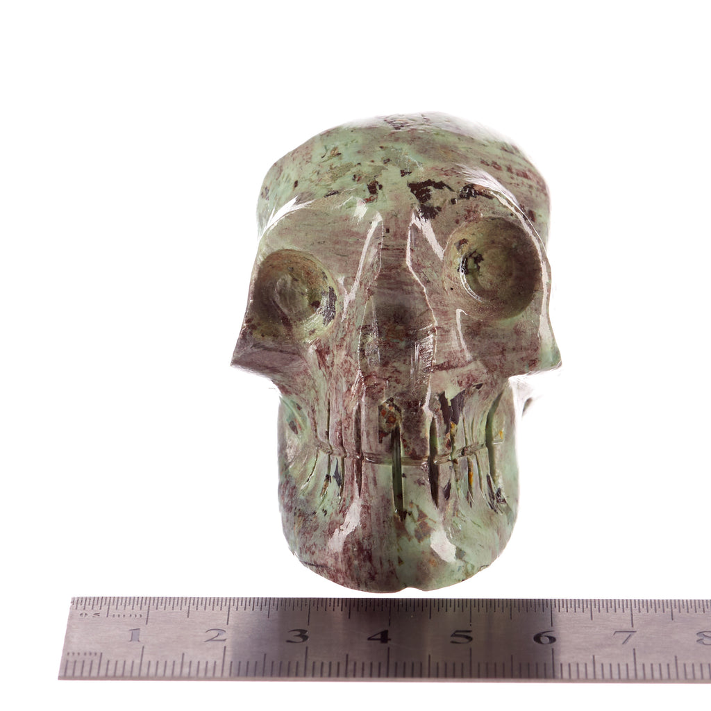 Chrysocolla Skull #5