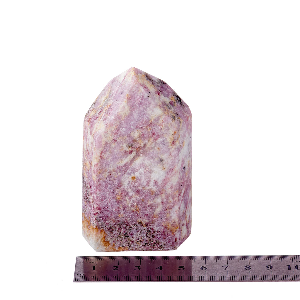 Pink Tourmaline, Lepidolite & Mica Point #12