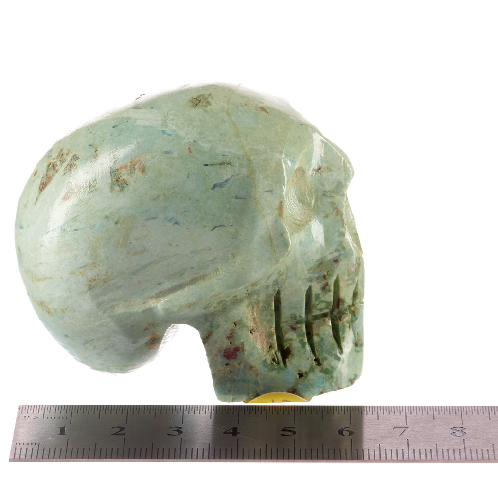 Chrysocolla Skull #6
