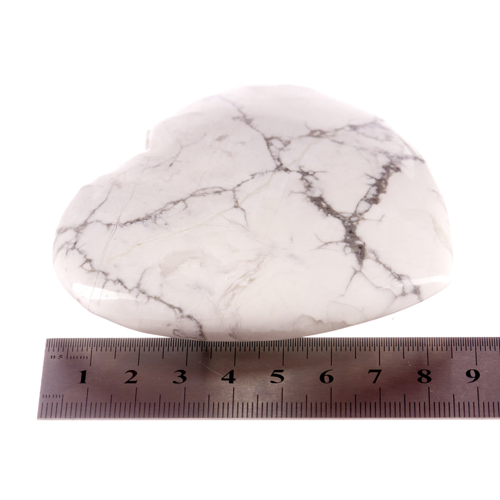 Howlite Large Heart #16