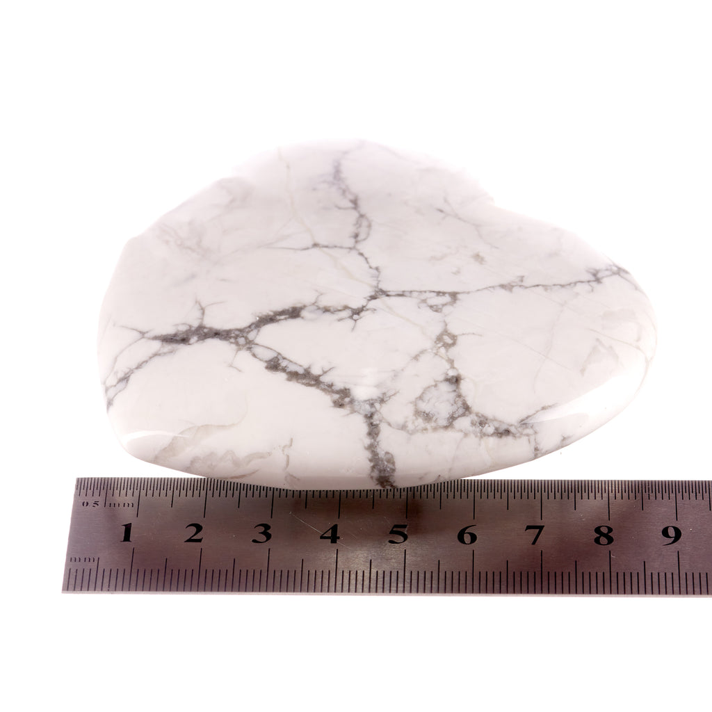 Howlite Large Heart #16
