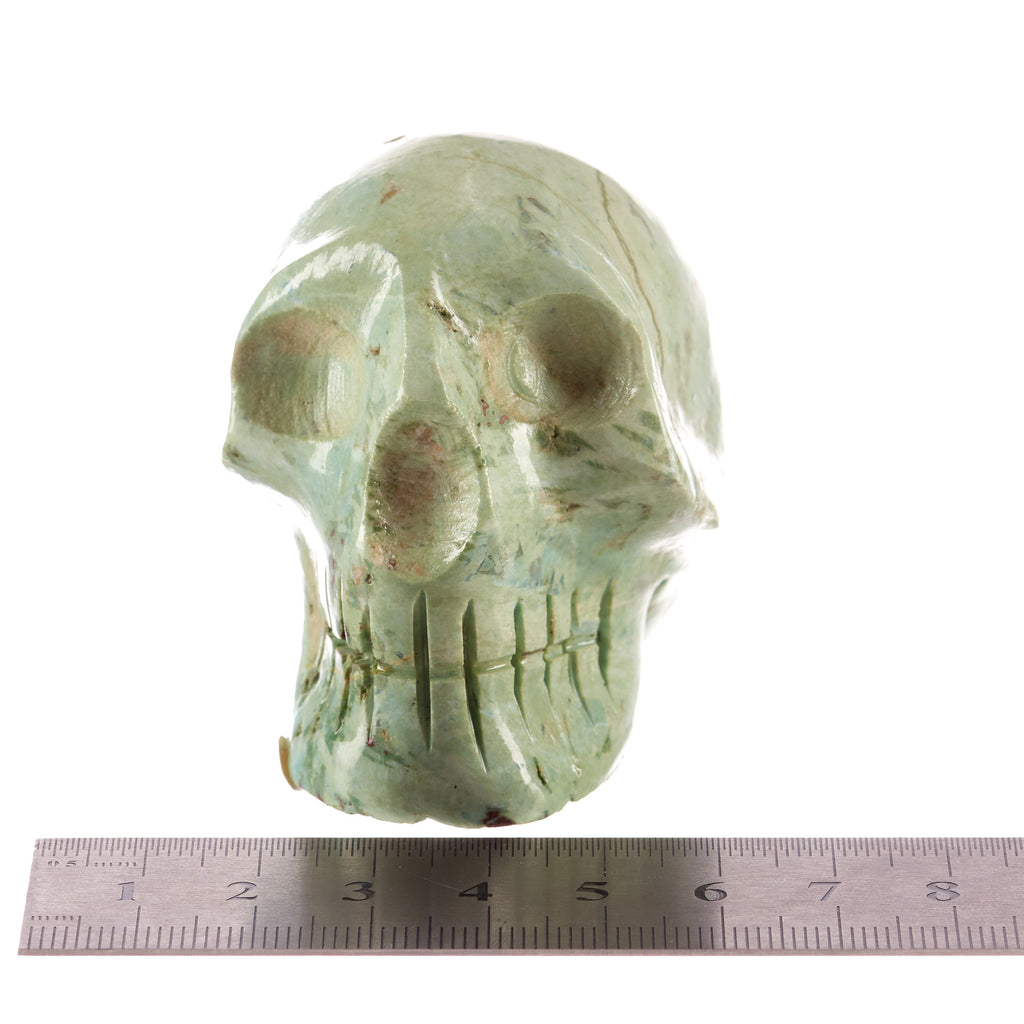 Chrysocolla Skull #6