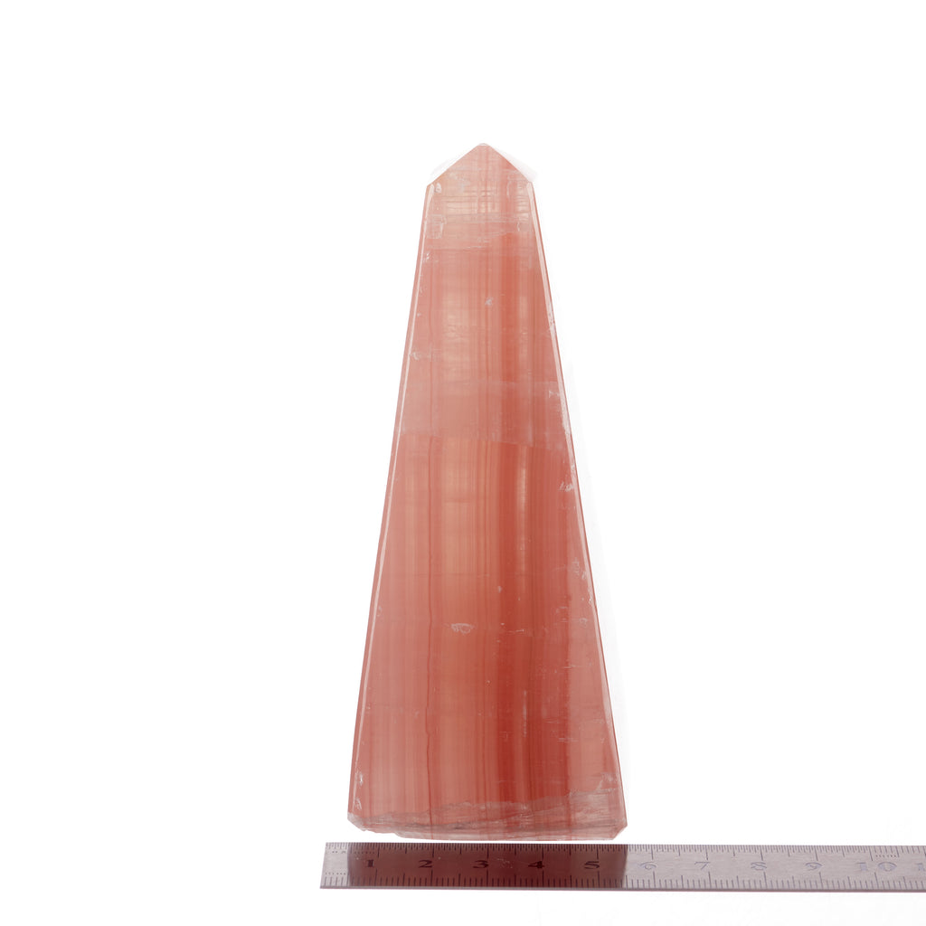 Strawberry Calcite Obelisk #1