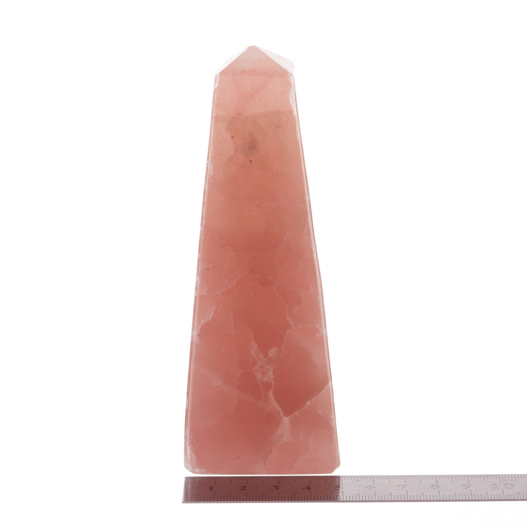 Strawberry Calcite Obelisk #6