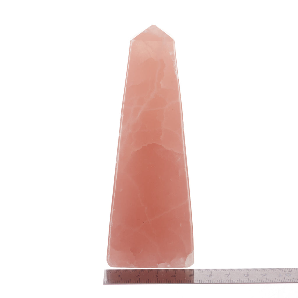 Strawberry Calcite Obelisk #6