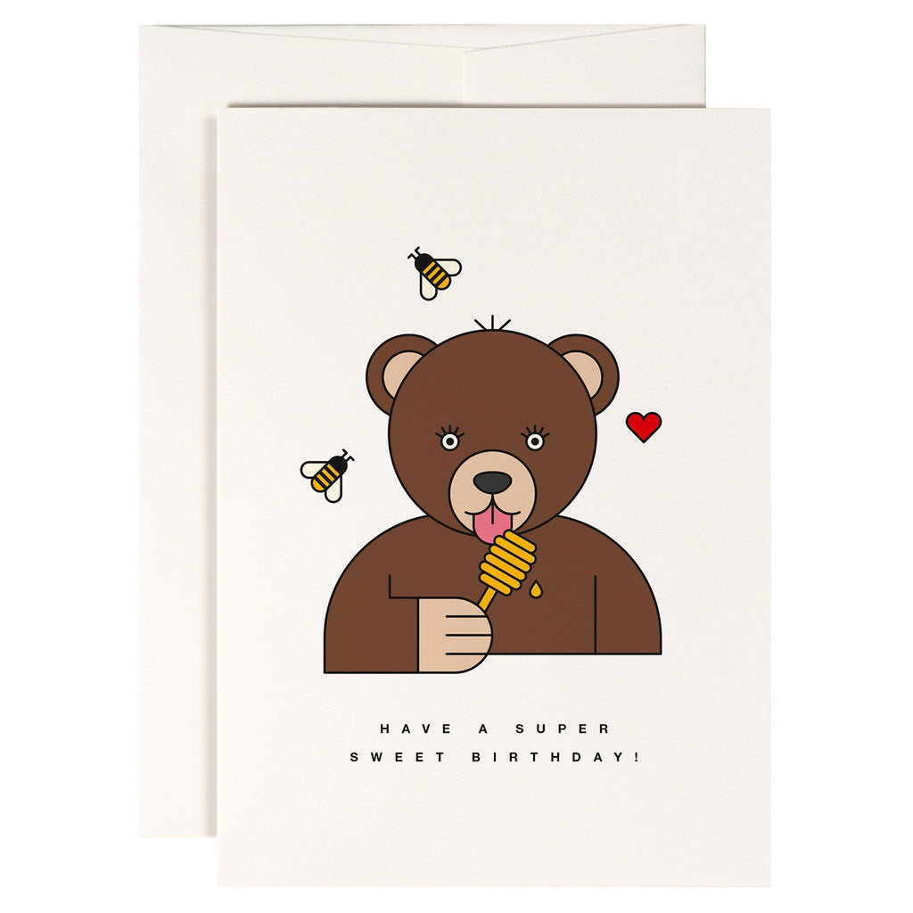 Redfries // Grizzly Birthday Greeting Card | Greeting Cards