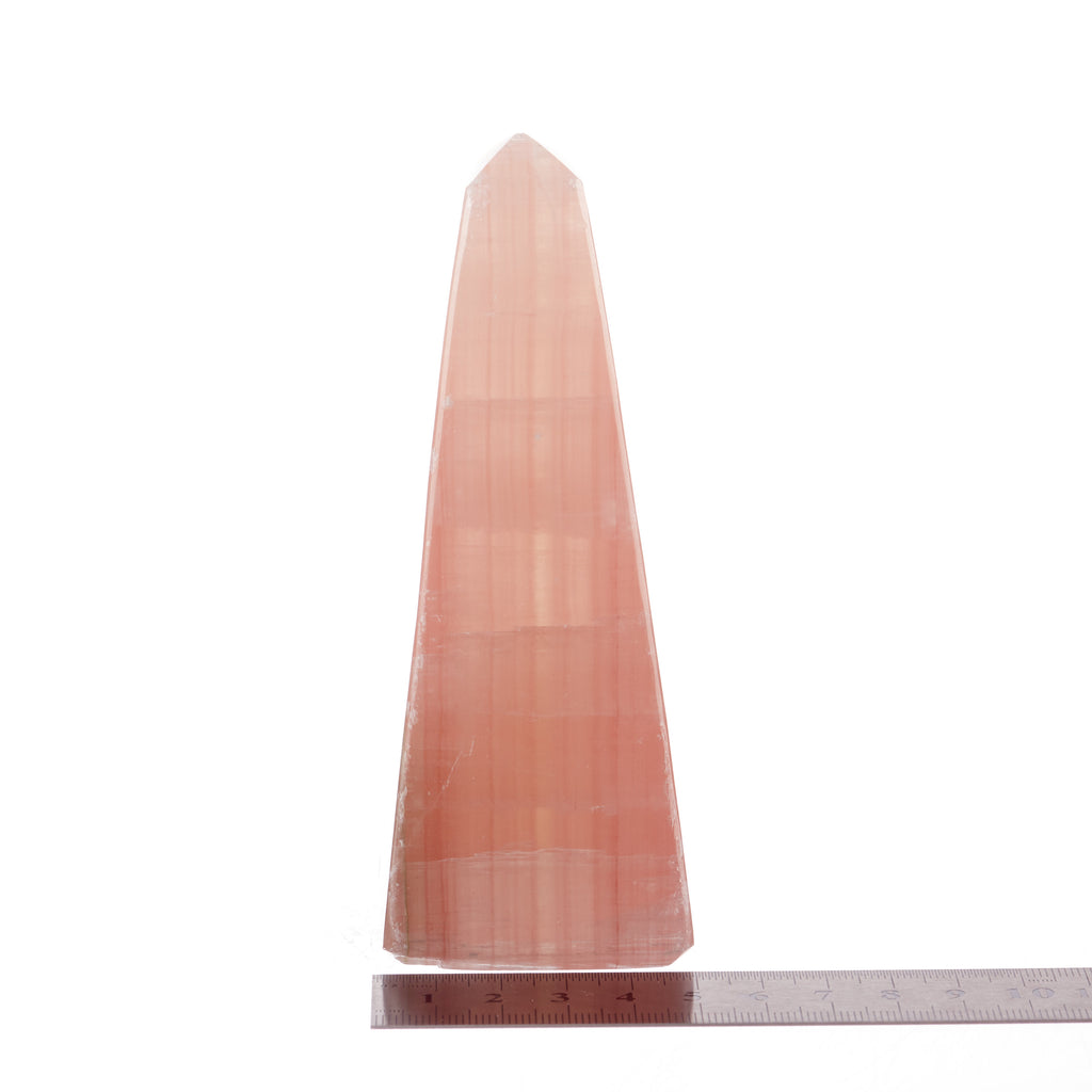 Strawberry Calcite Obelisk #7