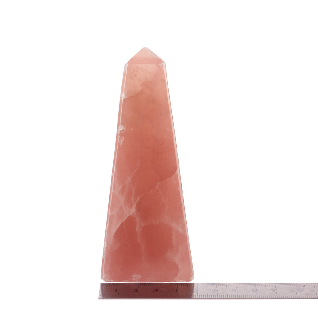 Strawberry Calcite Obelisk #9