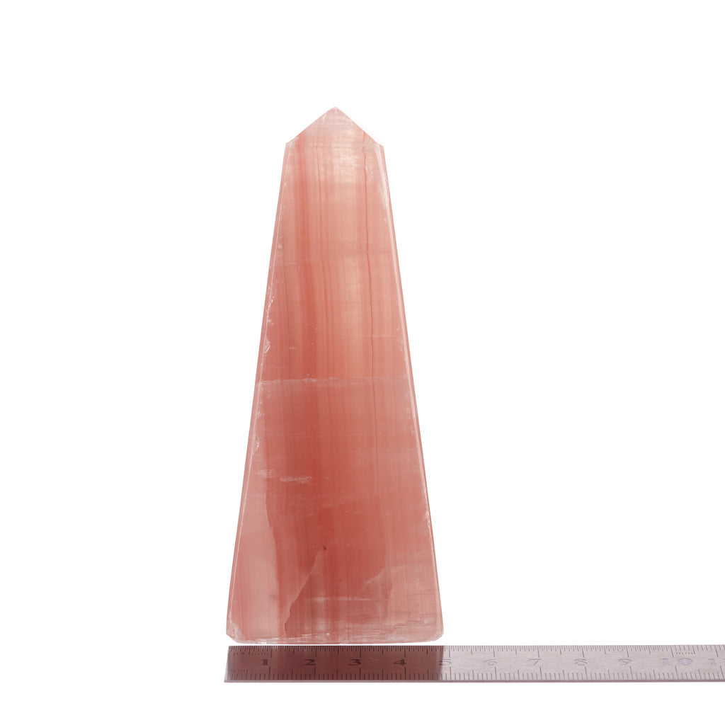 Strawberry Calcite Obelisk #9