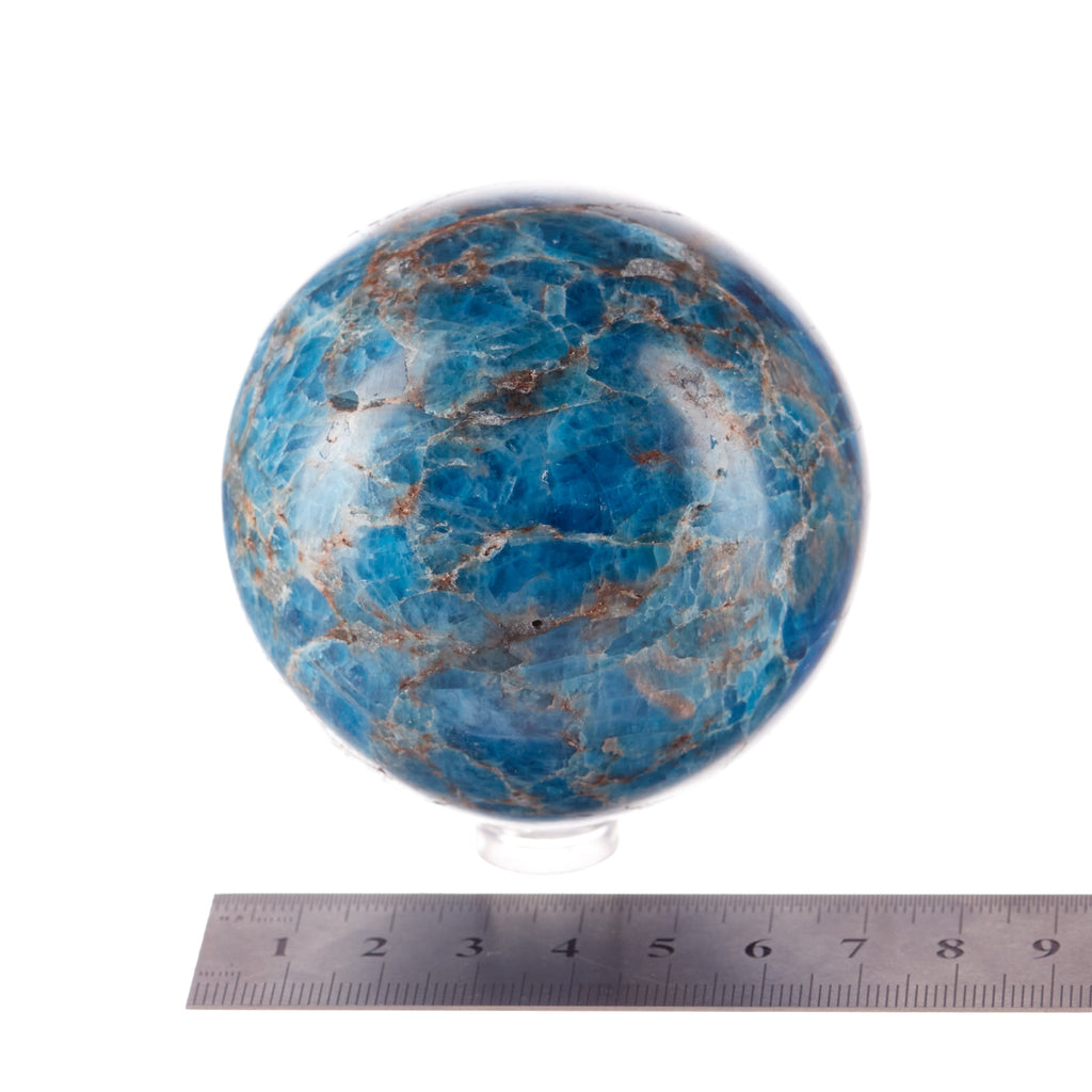 Blue Apatite Sphere #1