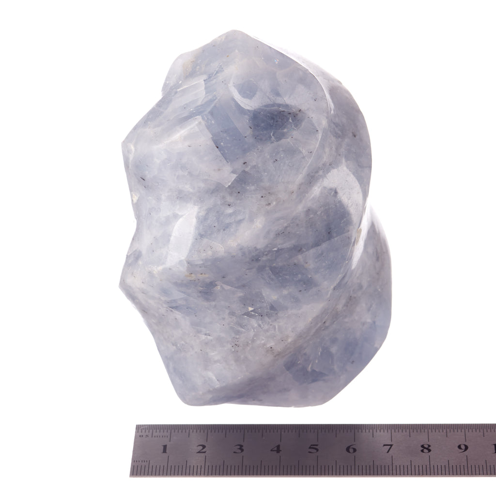 Blue Calcite Flame #4