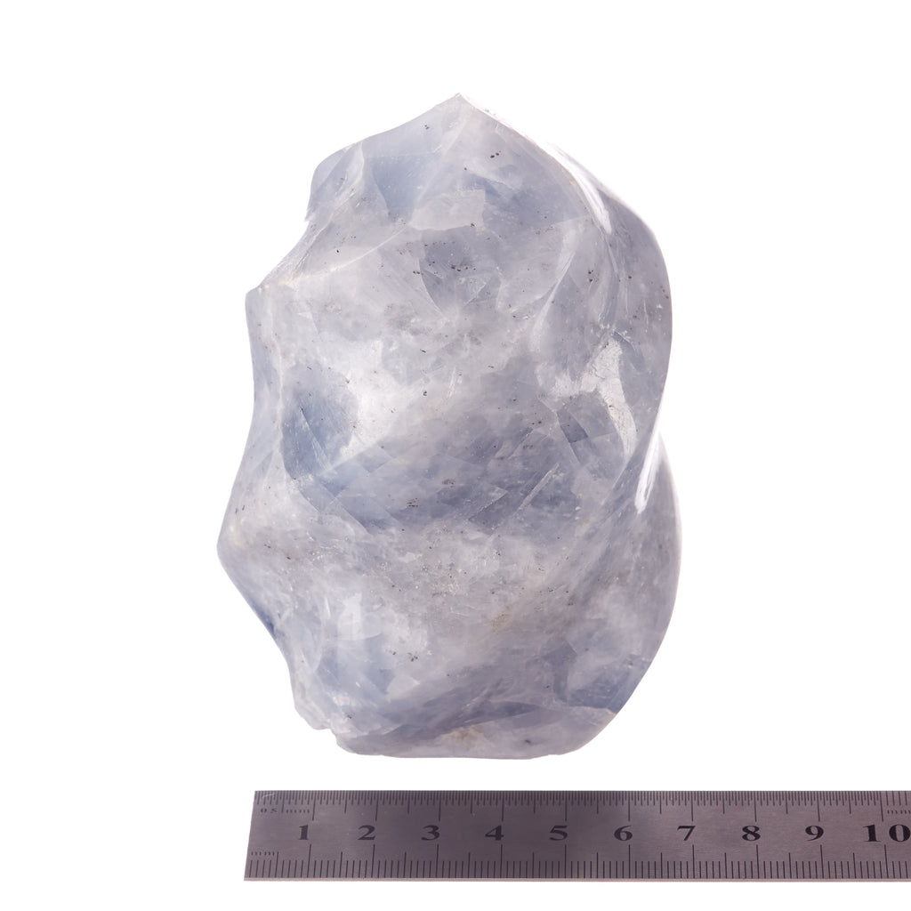 Blue Calcite Flame #4