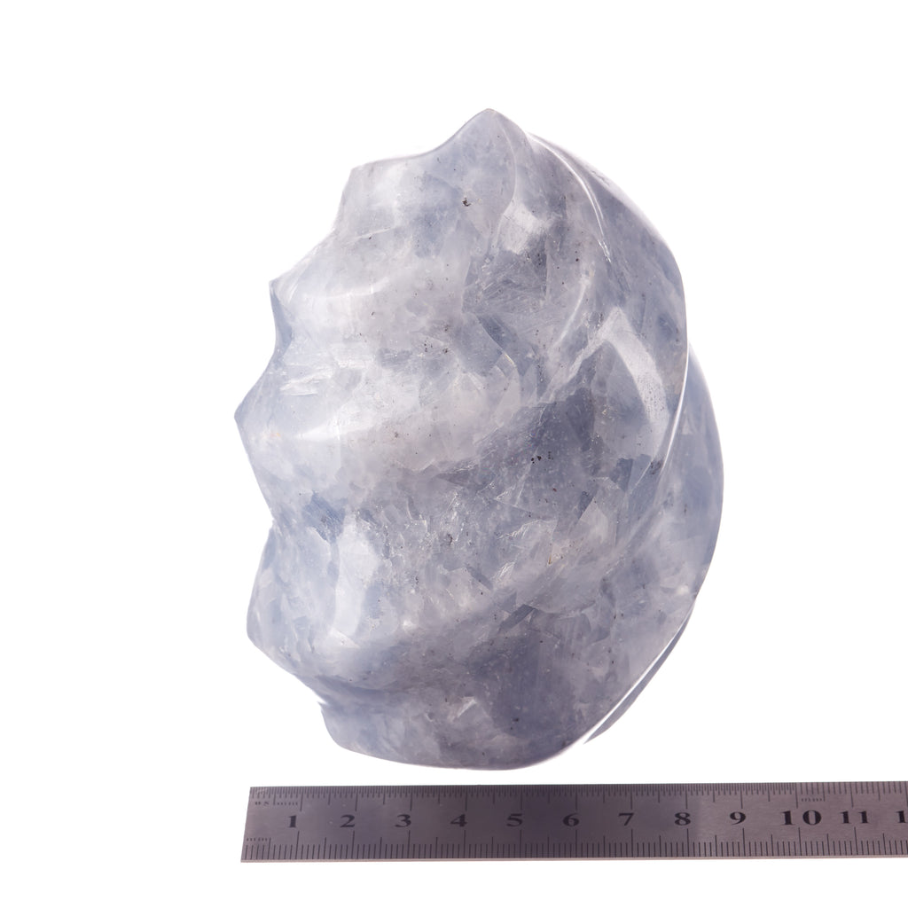 Blue Calcite Flame #5