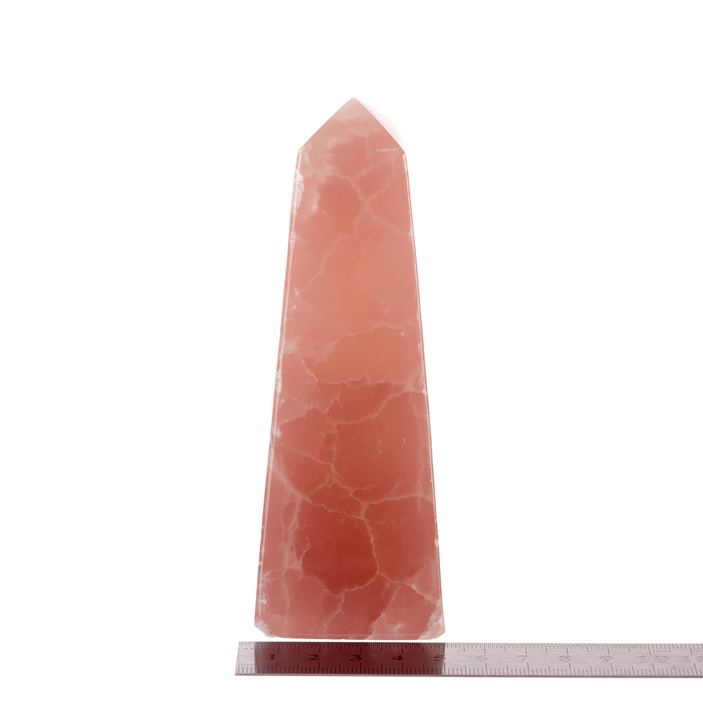Strawberry Calcite Obelisk #11