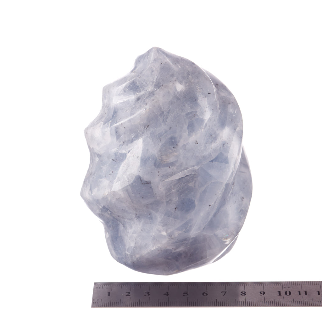 Blue Calcite Flame #5