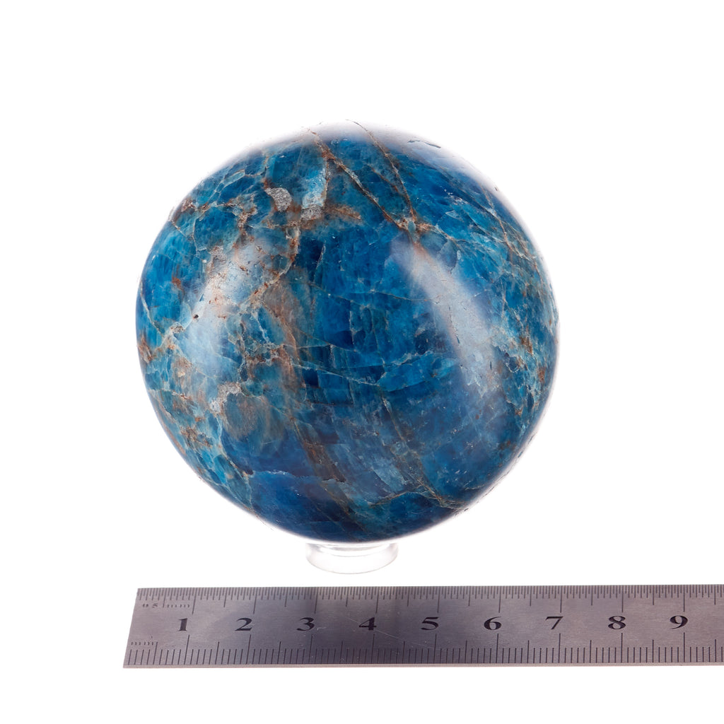 Blue Apatite Sphere #1