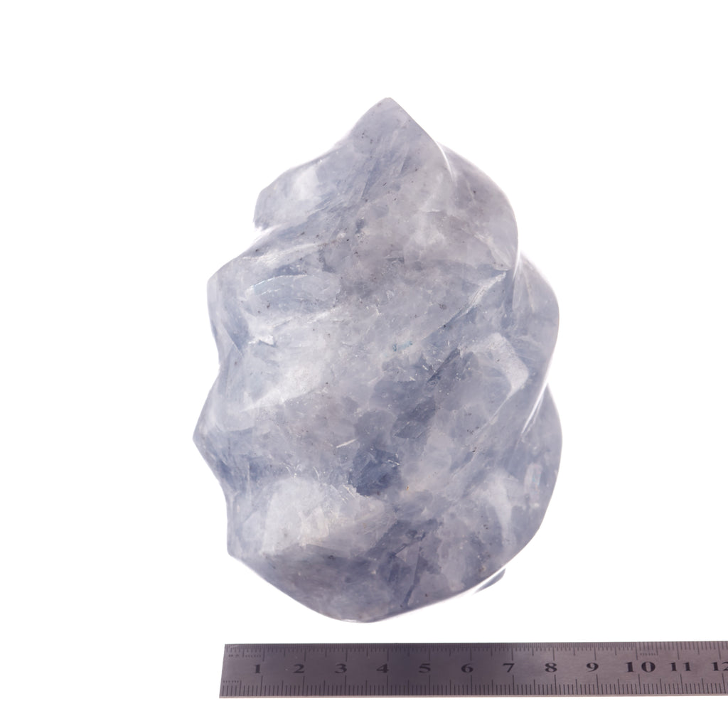 Blue Calcite Flame #5