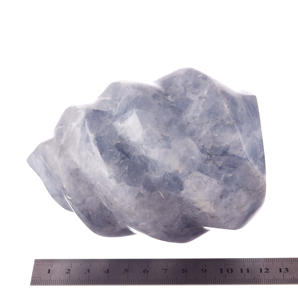 Blue Calcite Flame #5